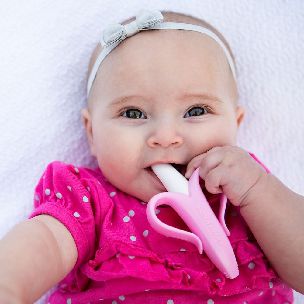 Baby Banana Infant Toothbrush – Pink