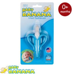 BABY BANANA INFANT TOOTHBRUSH – BLUE