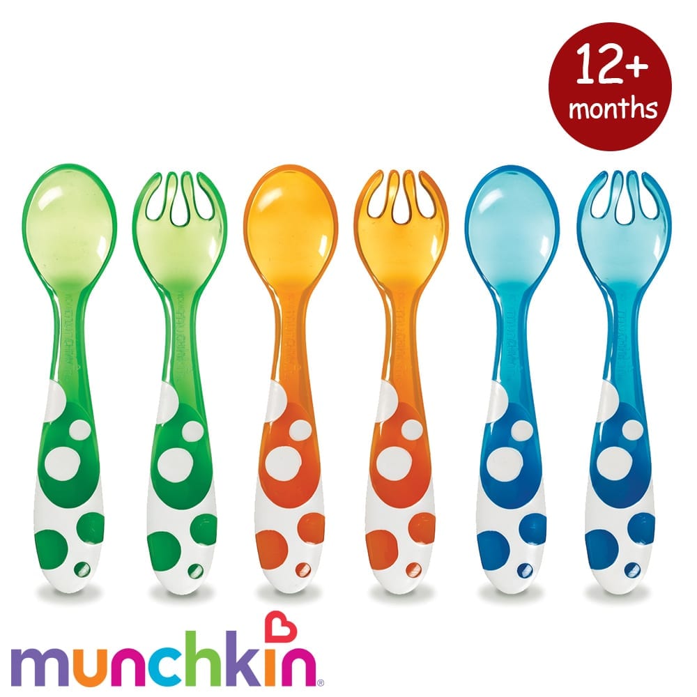 Munchkin Multi Forks and Spoons - 6 Pack