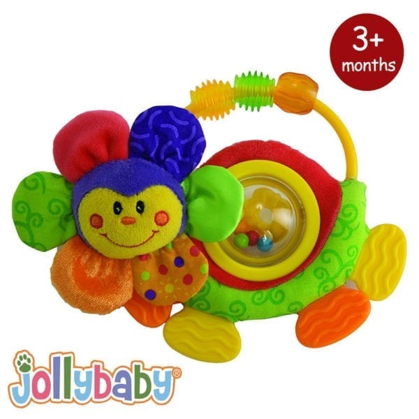 Jollybaby Discovery spinning rattle flower