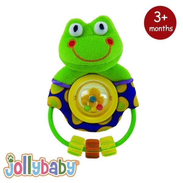 Jollybaby Discovery Spinning rattle frog