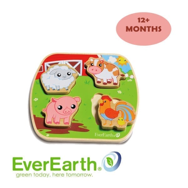 Ever Earth Farm Wooden Puzzle