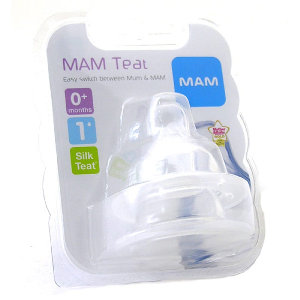 Buy MAM Teat 0+ Months - Size 1 - 2 Pack Online | BabyNest