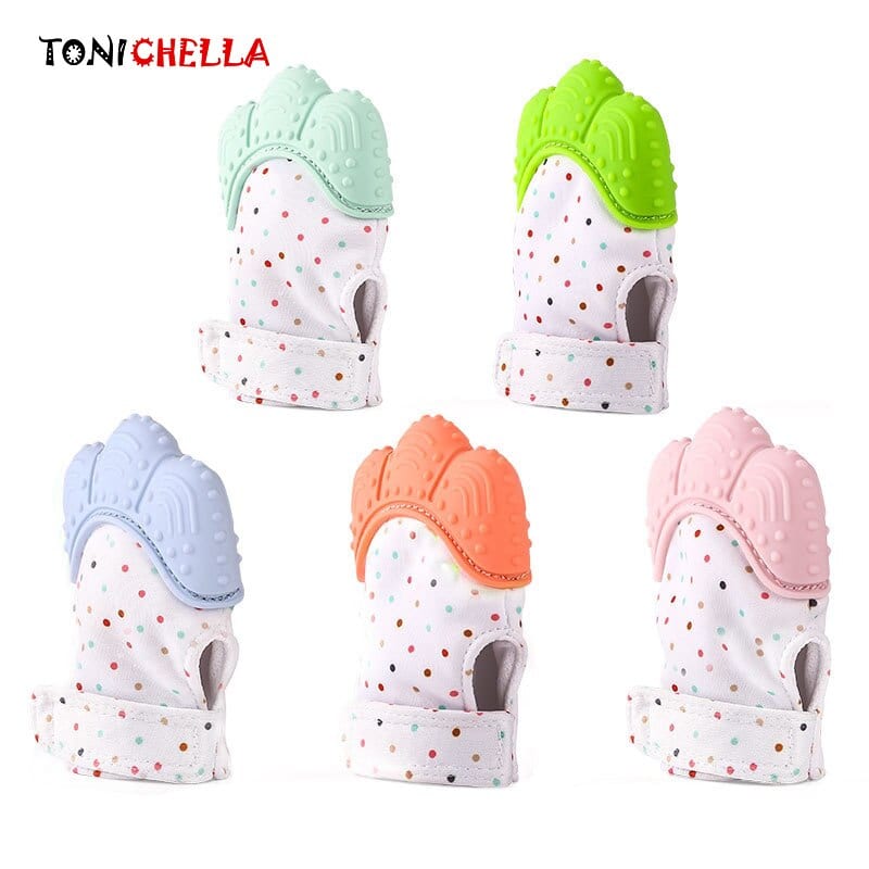Tonichella Baby Silicone Molar Teether Gloves
